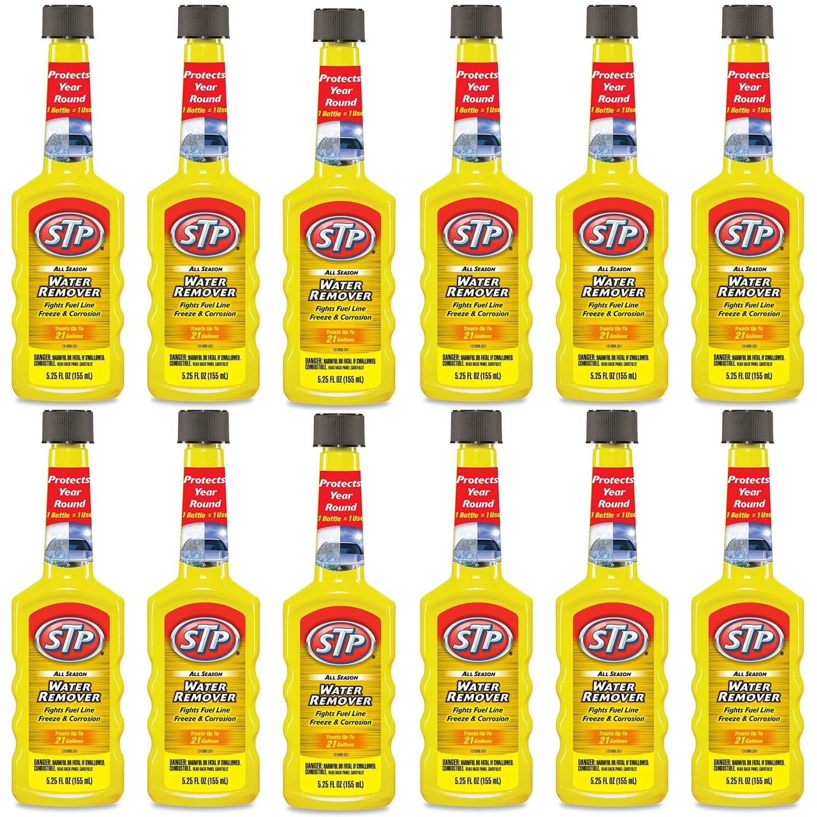 Water Remover Pack of 12 5.25 Fl Oz All Season Cleaner Fuel Treatment