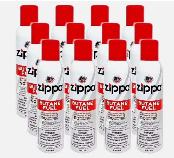 Zippo Butane Fuel Refill for Lighters